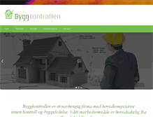 Tablet Screenshot of byggkontrollen.no